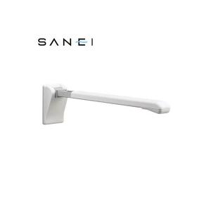 三栄水栓　SANEI　サポートバー(折上式) W604[検索用キーワード＝介護 トイレ 手すり 折り畳み トイレ 手すり 立ち上がり 安全バー]