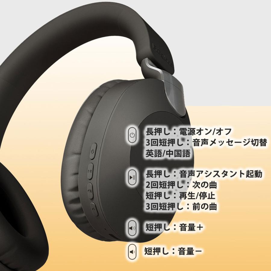 ヘッドホン Bluetooth ワイヤレス ヘッドセット おしゃれ USB 有線 ヘッドフォン マイク付き｜kirara-21｜20