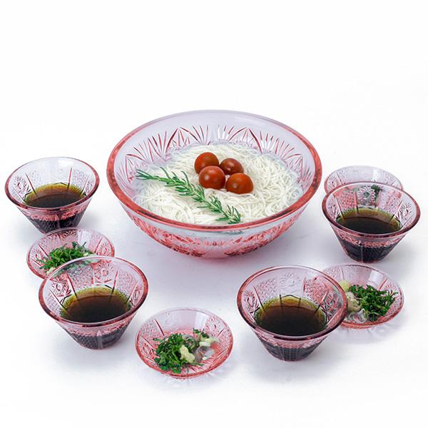 そうめん鉢セット 大 4人前セット : プラスチックの店キララ