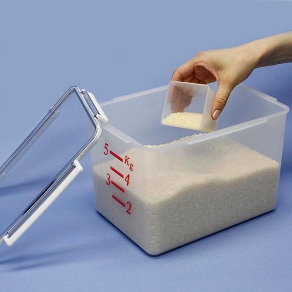 米びつ 5kg 送料無料 自社 蝶プラ工業 製造 : プラスチックの店キララ