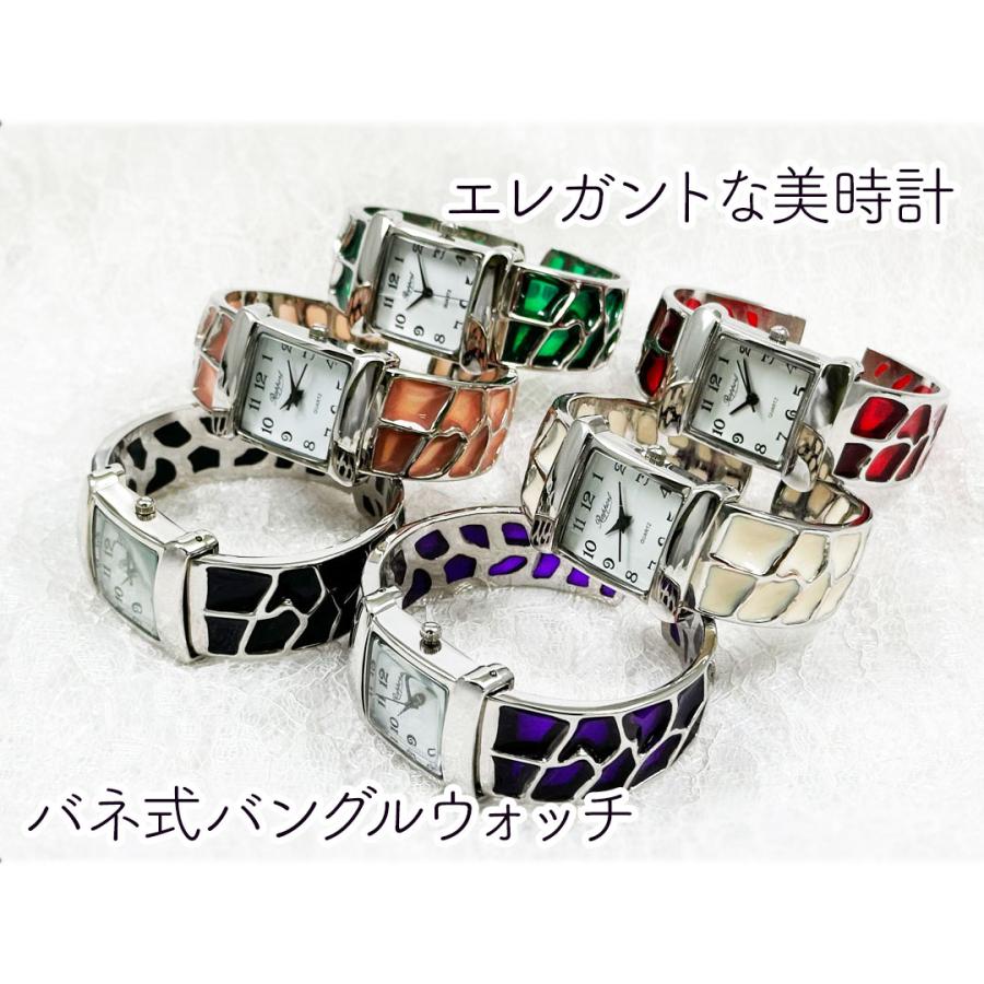 【稼働品】Rapport ラポール　レディース バングルウォッチ 腕時計 レディース バングル バングルウォッチ 可愛い女性用