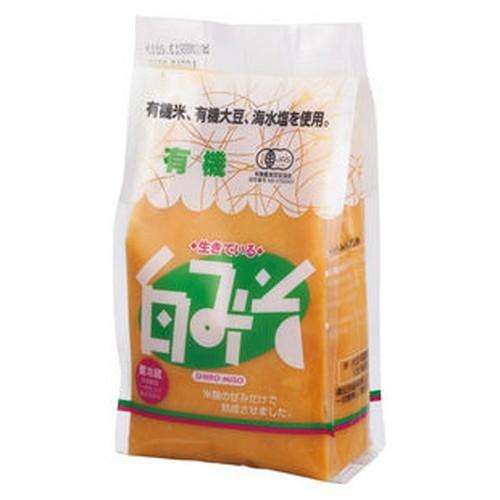 再入荷のおすすめ最新情報 オーサワ冷蔵直送品】有機白みそ（冷蔵）500g ※代引・同梱不可 味噌