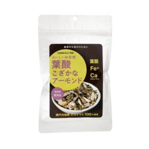 葉酸こざかなアーモンド 50g 【尾道海産】 の商品画像