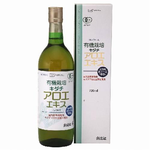 有機栽培キダチアロエエキス ４本セット 有機栽培キダチアロエエキス （720ml） 【創健社】 : きらら自然食品店