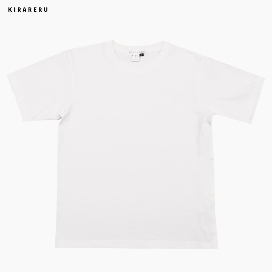 半袖Tシャツ【左側の骨折用】（男女兼用） 骨折 骨折専用 服 Tシャツ 女性 男性 レディース メンズ 腕骨折 肩骨折 鎖骨骨折 寝るときにも KIRARERU |  | 12