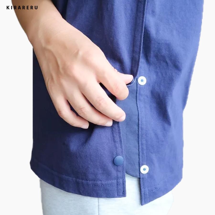 半袖Tシャツ【左側の骨折用】（男女兼用） 骨折 骨折専用 服 Tシャツ 女性 男性 レディース メンズ 腕骨折 肩骨折 鎖骨骨折 寝るときにも KIRARERU |  | 15