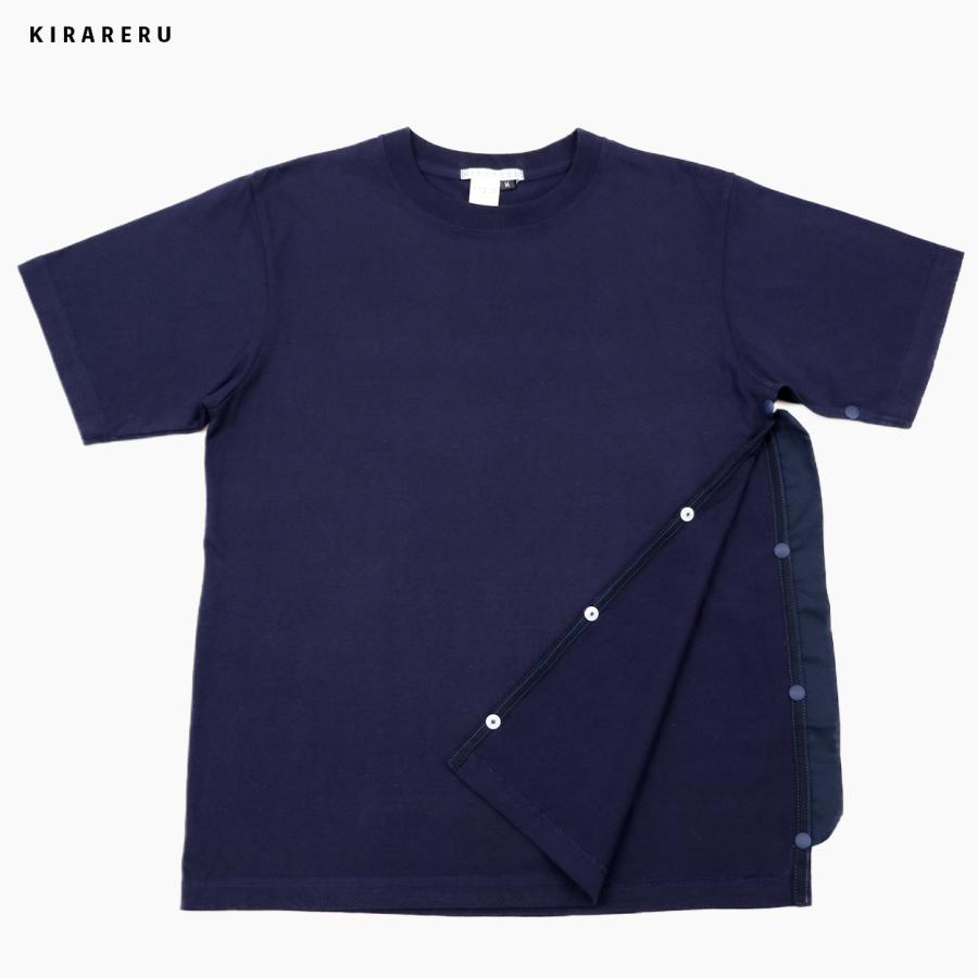 半袖Tシャツ【左側の骨折用】（男女兼用） 骨折 骨折専用 服 Tシャツ 女性 男性 レディース メンズ 腕骨折 肩骨折 鎖骨骨折 寝るときにも KIRARERU |  | 16