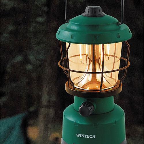 WINTECH キャンピングLEDランタン(充電式) KCL-333R : はるいろ暮らし