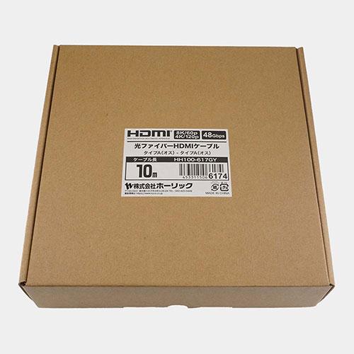 HORIC 光ファイバー HDMIケーブル 8KPremium 10m メッシュタイプ