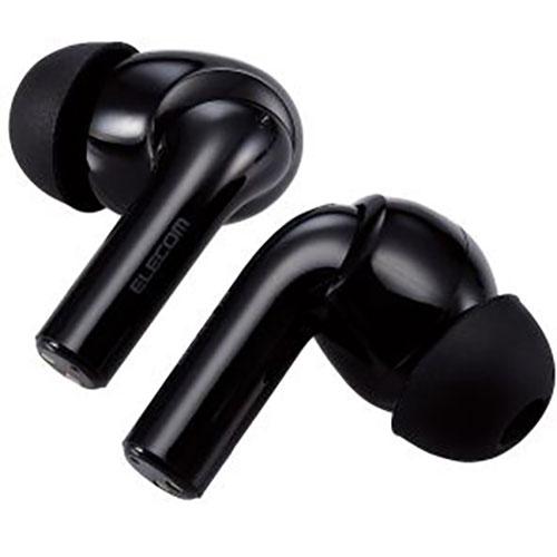 エレコム 完全ワイヤレスBluetoothヘッドホン LBT-TWS15BK : は
