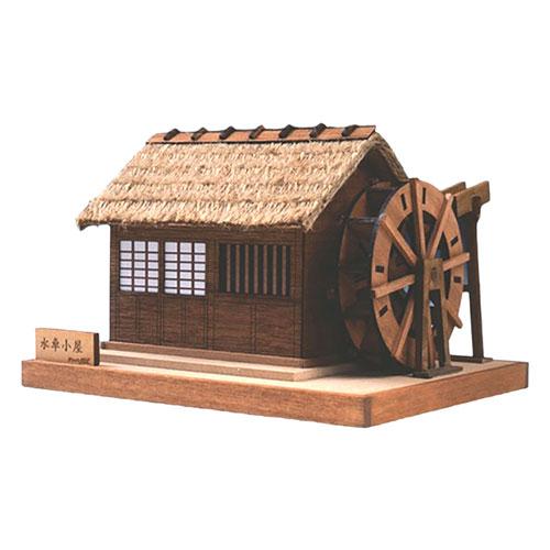 屋久杉 水車小屋 置物 木製の水車の置物 DC4961 – 古福庵 [ KOFUKUAN