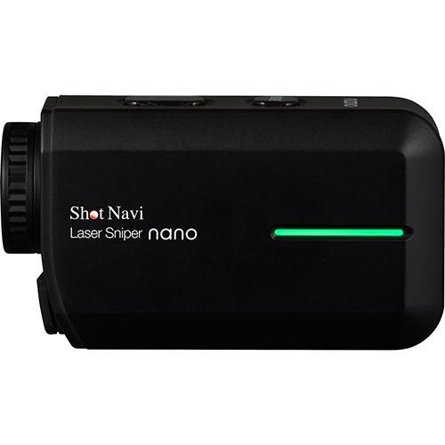 ショットナビ ゴルフ用レーザー測定器 Laser Sniper nano ブラック 