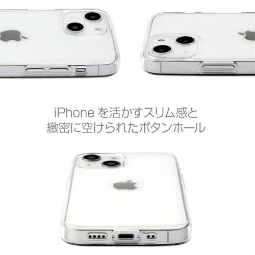 dparks ソフトケース for iPhone 13 Painting Blending MONO