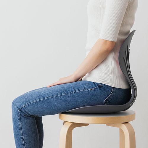 DCT 天使の椅子 姿勢を正す姿勢矯正イス 骨盤チェア ブラック DCT-700