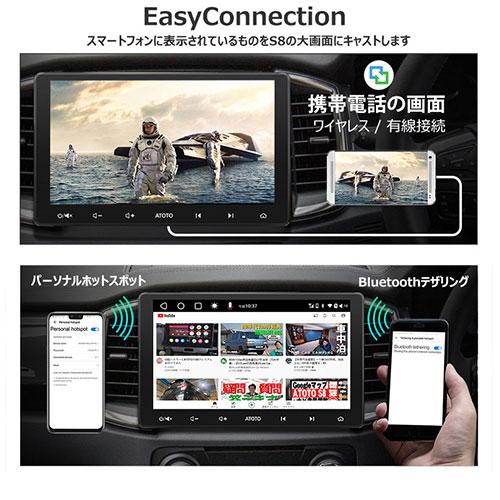 ATOTO S8シリーズ-通用-ダブルディン 173×97タッチパネル-10.1インチ