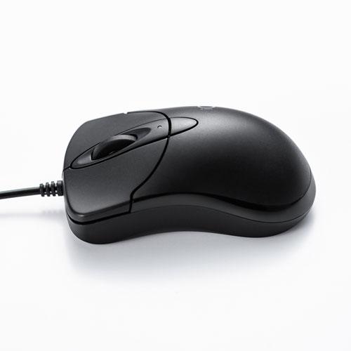 【5個セット】 サンワサプライ 静音有線ブルーLEDマウス ”イオプラス” MA-IPYBS301BKX5_2