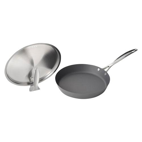 涅 IH対応窒化鉄フライパン24cm(スタンド式ステンレス蓋付) 22301905 