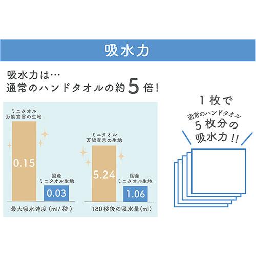 本多タオル ミニタオル万能宣言 おぼろタオル ハンドタオル2枚組　ウォーム系 BN-WAR｜kirari-ds｜06