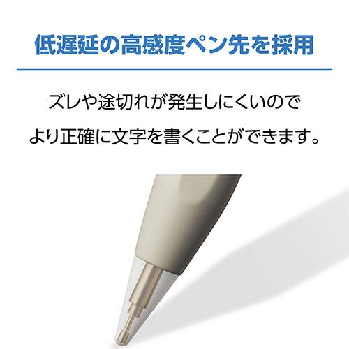 ミヨシ iPad用文字が書きやすいタッチペン ホワイト系 STP-A02 ミヨシ iPad用文字が書きやすいタッチペン ホワイト系 STP-A02