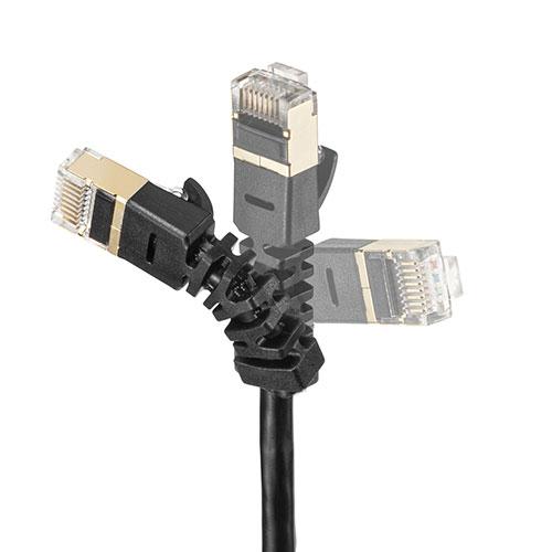 サンワサプライ 4方向固定CAT6A STP LANケーブル KB-T6ASYL-03BK : は