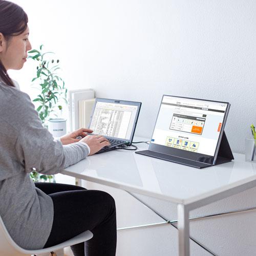 サンワサプライ モバイルディスプレイ DP-02 : はるいろ暮らしの雑貨店