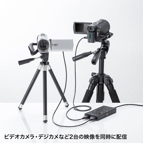 サンワサプライ HDMIキャプチャー(2入力・スイッチャー付き) USB サンワサプライ HDMIキャプチャー(2入力・スイッチャー付き) USB