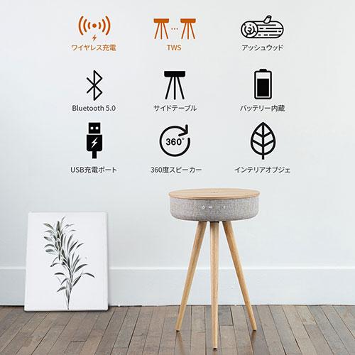 Welle 360°Bluetoothテーブル型スピーカー Mellow W501T WT Welle 360°Bluetoothテーブル型スピーカー Mellow W501T WT