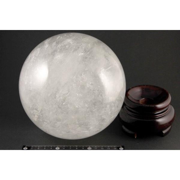 水晶 丸玉 170ミリの画像