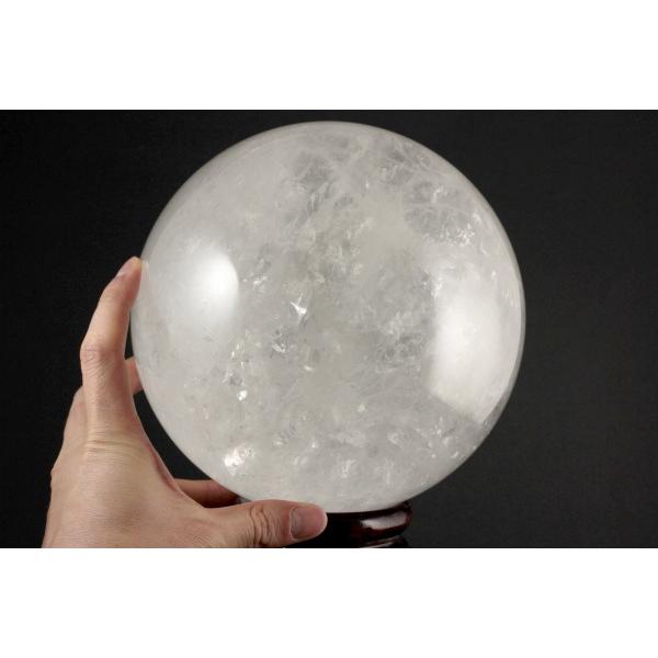 水晶 丸玉 170ミリの画像