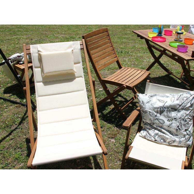 木製デッキチェア フォールディングチェア 折りたたみ椅子 イス 北欧スタイル テリア 折りたたみ式デッキチェア エクステリア 折りたたみ 木製