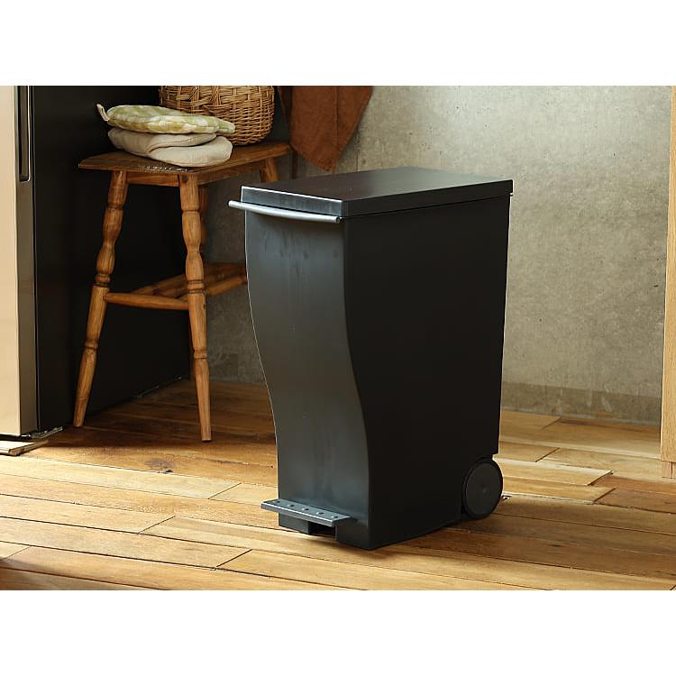ダストボックス kcud（クード）スリムペダル ゴミ箱 ふた付き キッチン