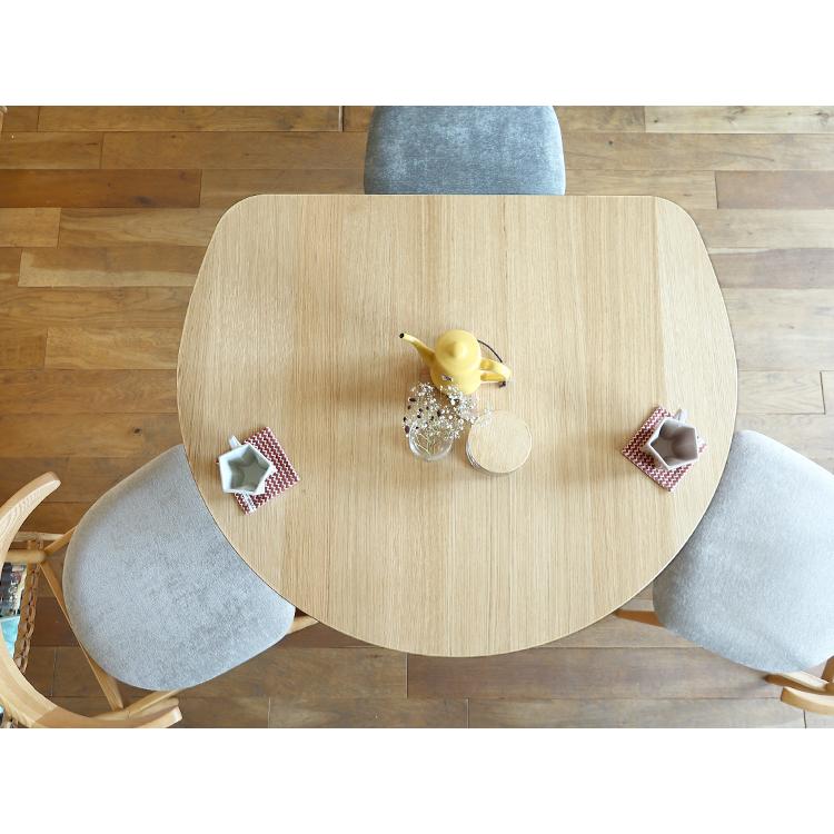 半円形ダイニングテーブル Marron(マロン) ナチュラル ダイニング