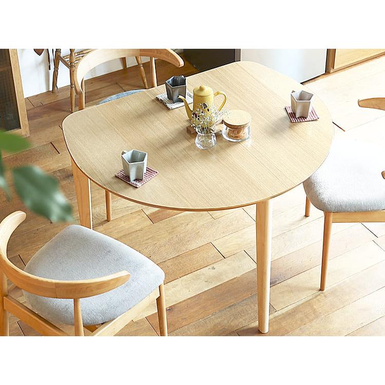 半円形ダイニングテーブル Marron(マロン) ナチュラル ダイニング