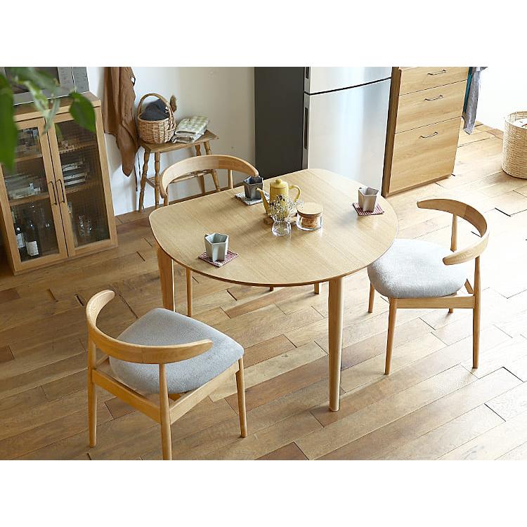 半円形ダイニングテーブル Marron(マロン) ナチュラル ダイニング