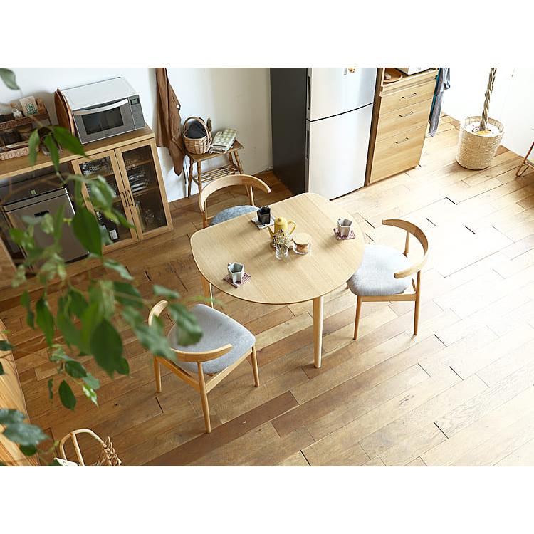 半円形ダイニングテーブル Marron(マロン) ナチュラル ダイニング