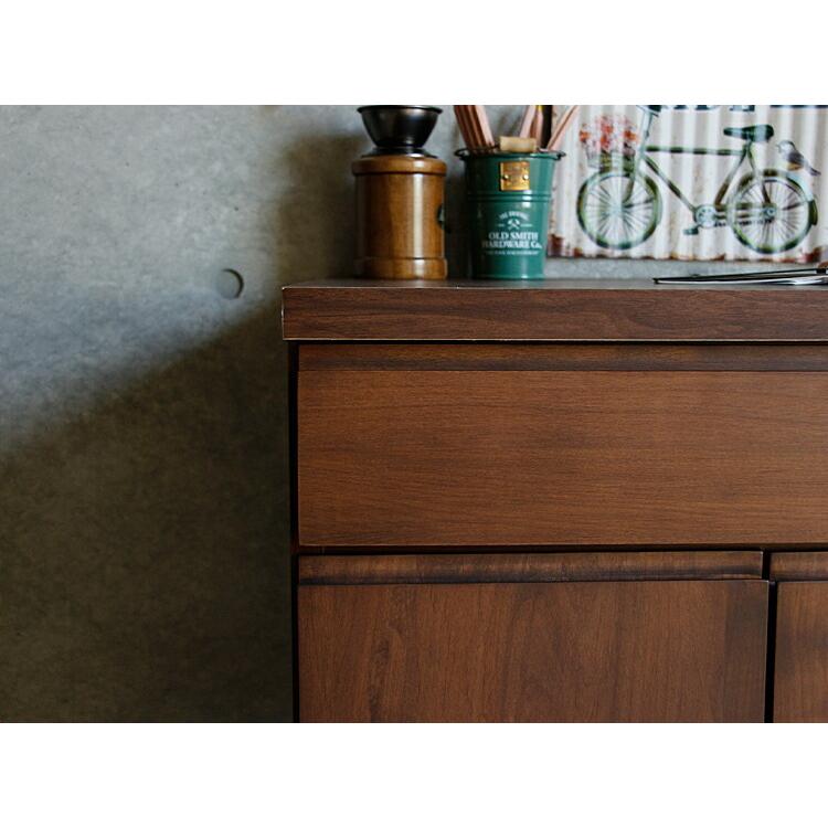 幅57cm】パソコンキャビネット、日本製、コンパクト、台、ウォルナット