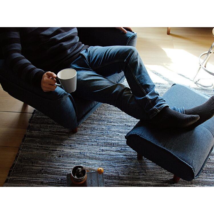 スツール FLAT（フラット） オットマン 脚置き ファブリック イス 椅子