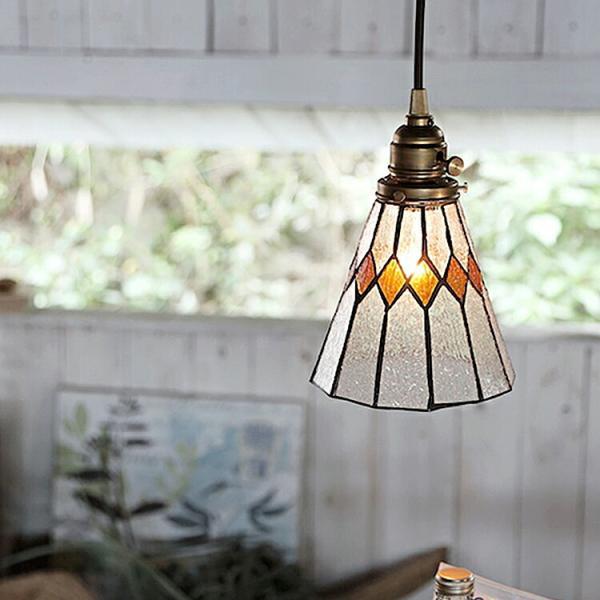 天井照明 Stained glass Break 照明 ペンダントライト アートワーク