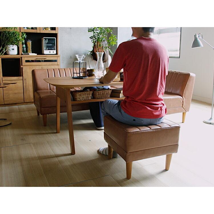 国産 オットマン JAM(ジャム) スツール 足置き台 天然木 1人掛け