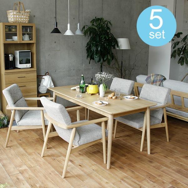 この家具で家族団欒を!大塚家具のダイニング5点セットです♪
