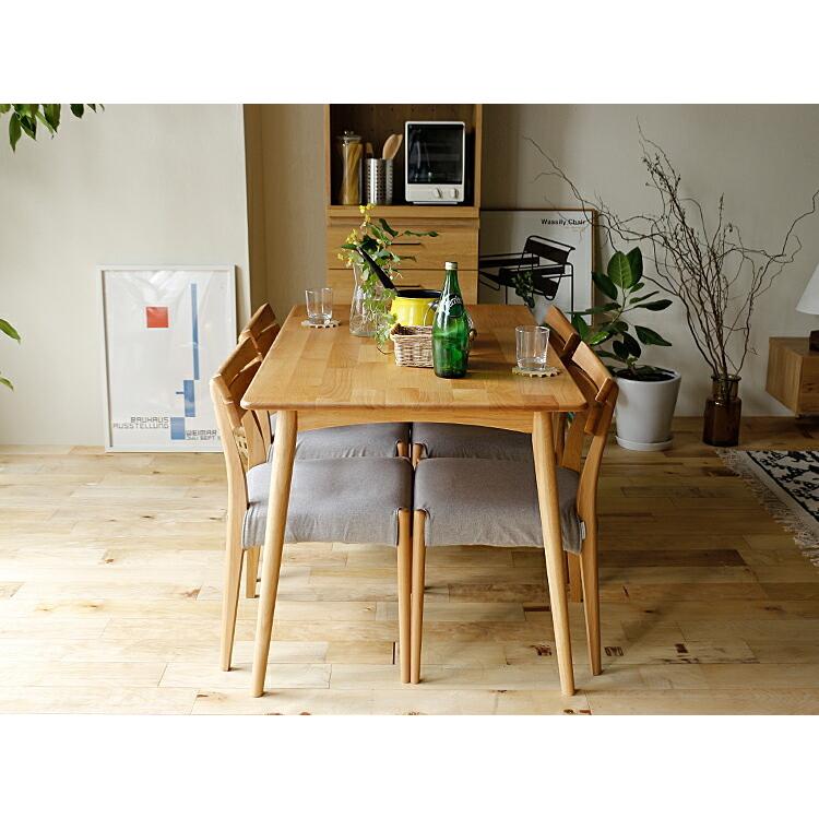 ダイニング5点セット REEL(リール) ナチュラルAタイプ ダイニング