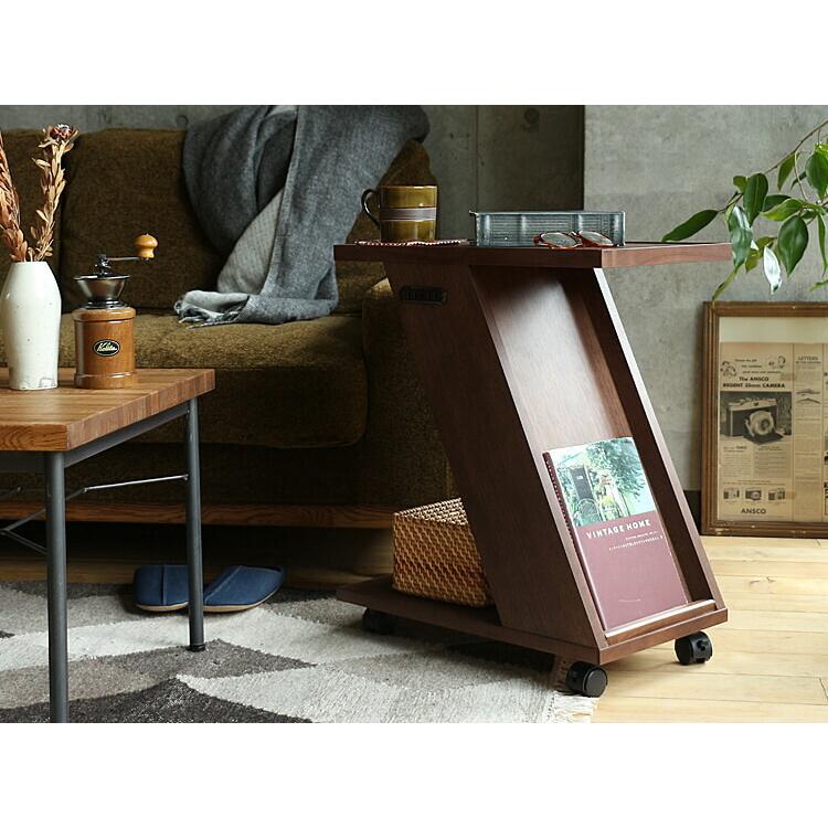 国産カフェワゴン NforestZ（エヌフォレストZ） サイドテーブル