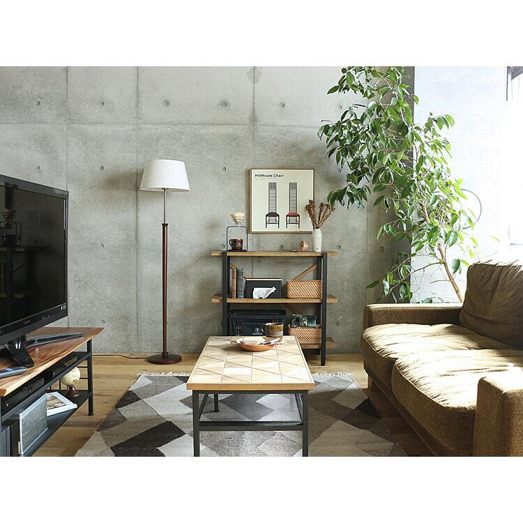 3段ラック KALEIDO（カレイド） 幅90cmタイプ 本棚 シェルフ ラック