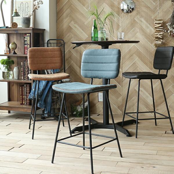 ヴィンテージ ハイチェア バースツール レザー デザイナーズ ミッド