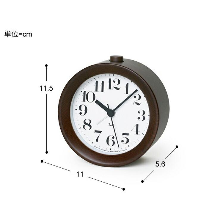 Lemnos（レムノス） 置き時計 RIKI ARAM CLOCK 時計 置き時計 RIKI