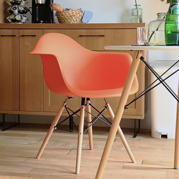 イームズ サイドシェルチェア オレンジ vitra正規品 イームズ サイドシェルチェア オレンジ vitra製造 【公式通販】