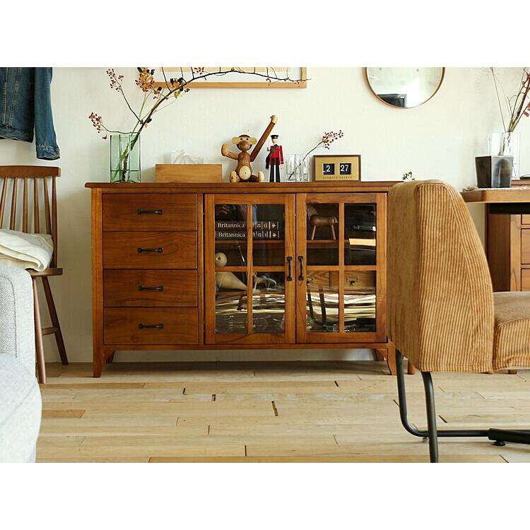 ガラスキャビネット Garba（ガルバ） チェスト キャビネット ラック