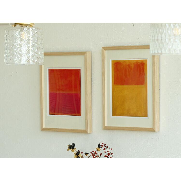 マークロスコ　ポスターフレーム額装済み マーク ロスコ ポスター 絵画 額 アートパネル アート フレーム 複製画