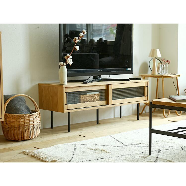 テレビ台 テレビボード TVボード テレビラック TVラック ローボード 120 ヴィンテージ 西海岸 無垢 北欧 木製 【プラズマ】