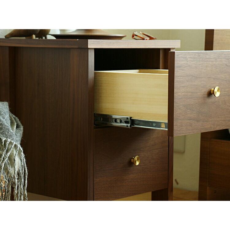 サイドチェスト Cornice（コーニス） ウォールナット サイドテーブル
